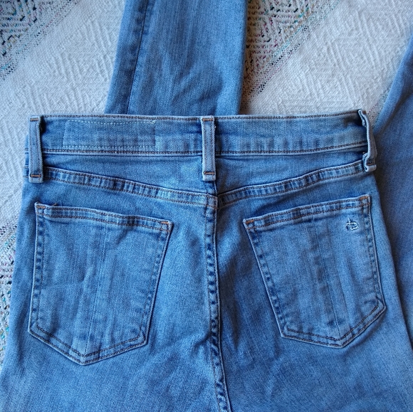 NEW Rag & Bone High-Rise Step Hem Skinny Jeans 26 Worn 1x - Picture 6 of 9